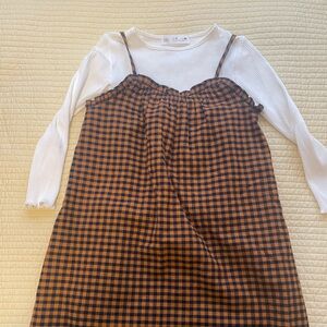 Zara girls size 6 dress and shirt